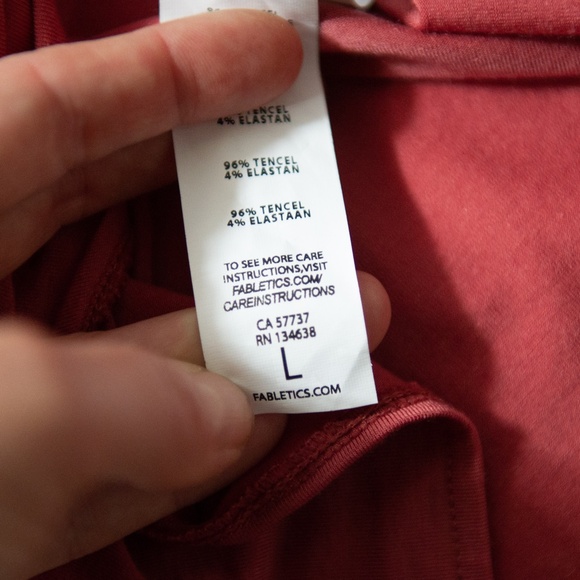 Fabletics Side Knot Workout Tank Tunic Top - Picture 10 of 10